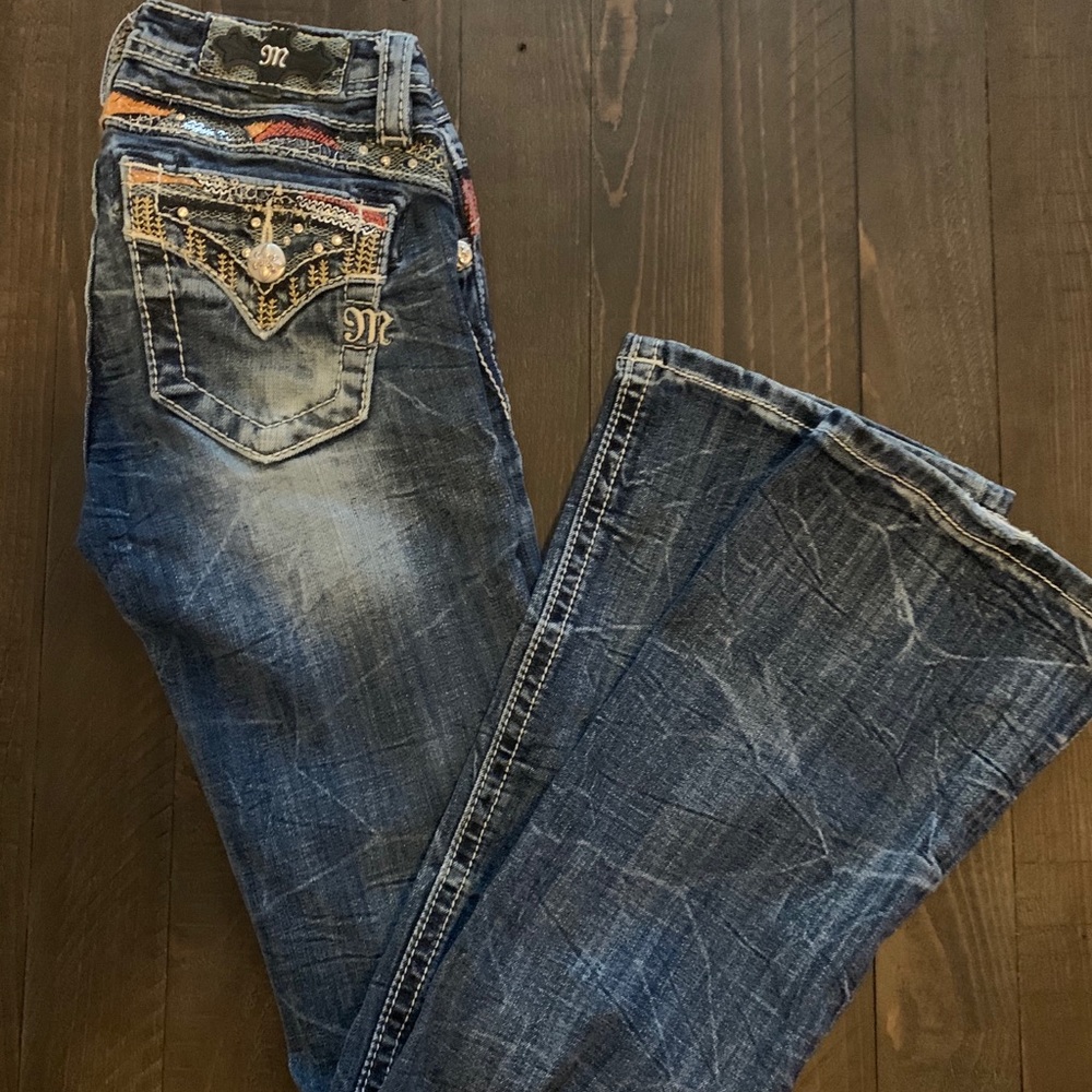 Girls Miss Me Bootcut Jeans size 12